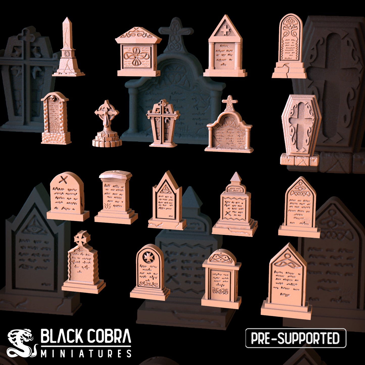 Tombstones Set