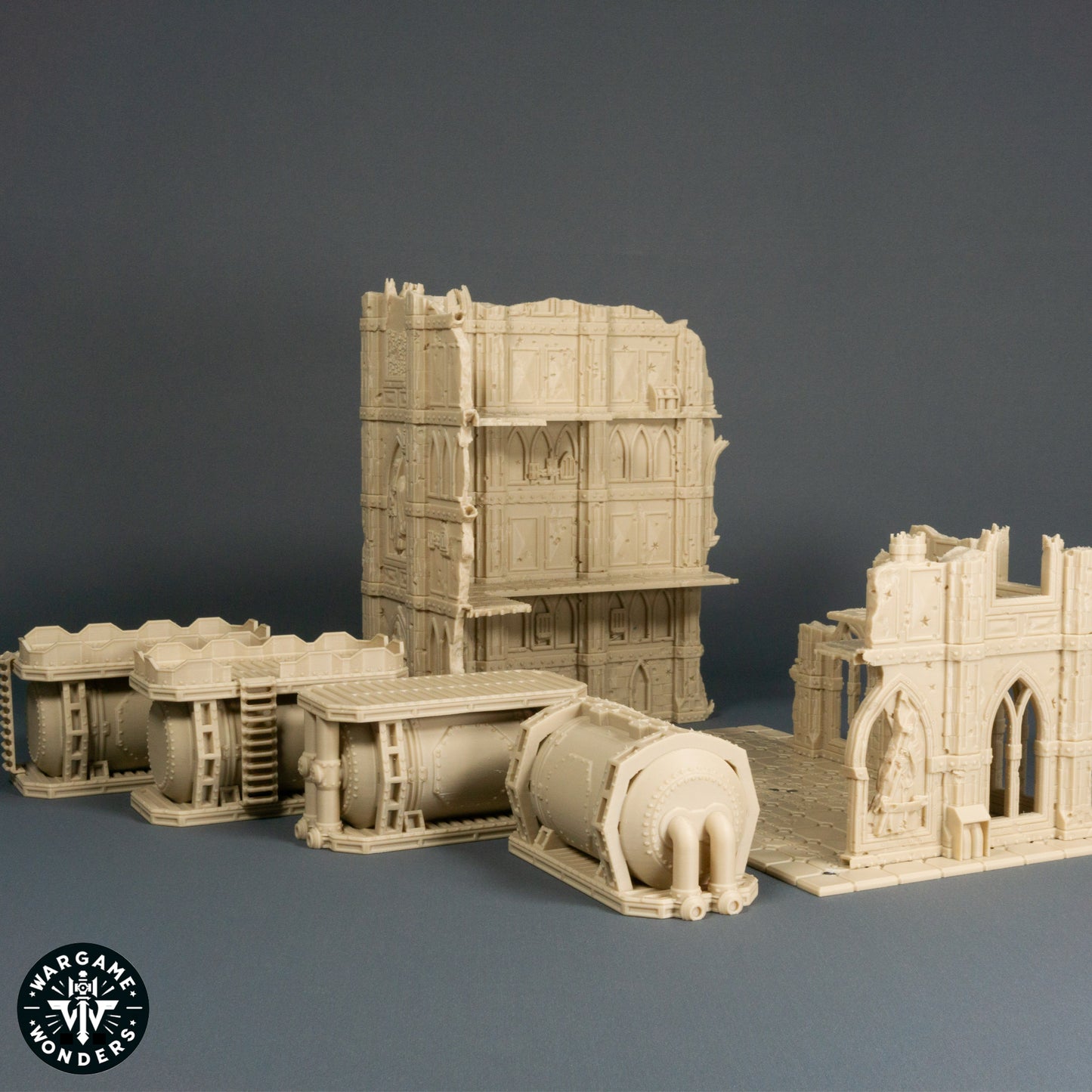 Gothic Ruin Set, WTC40K compatible