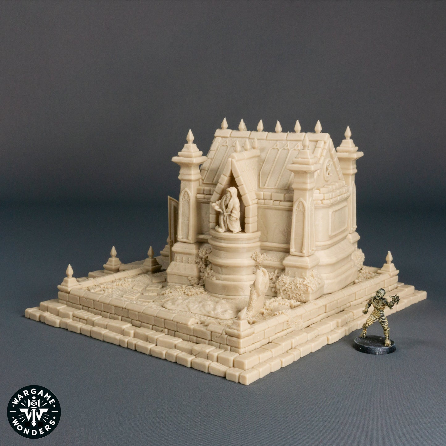 Mysterious Crypt with Pillars and Underworld Access
