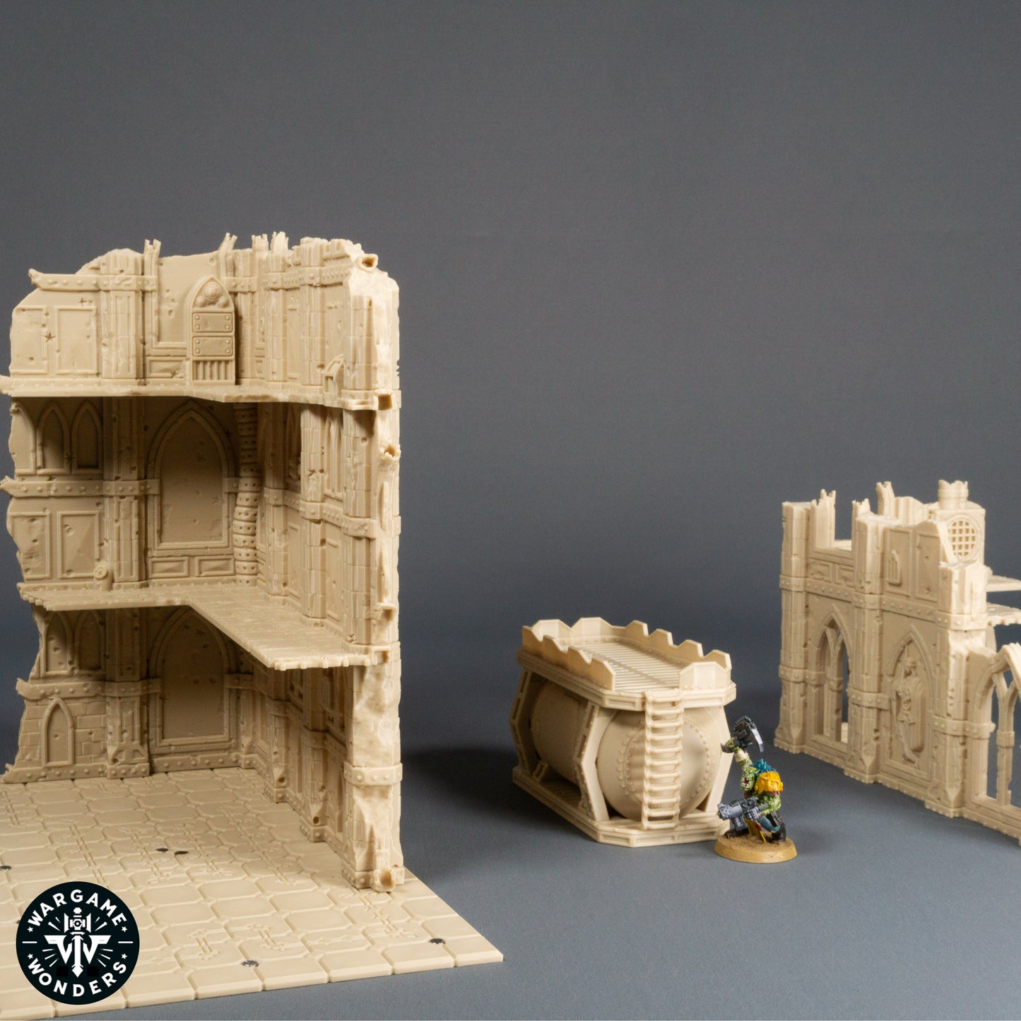 Gothic Ruin Set, WTC40K compatible