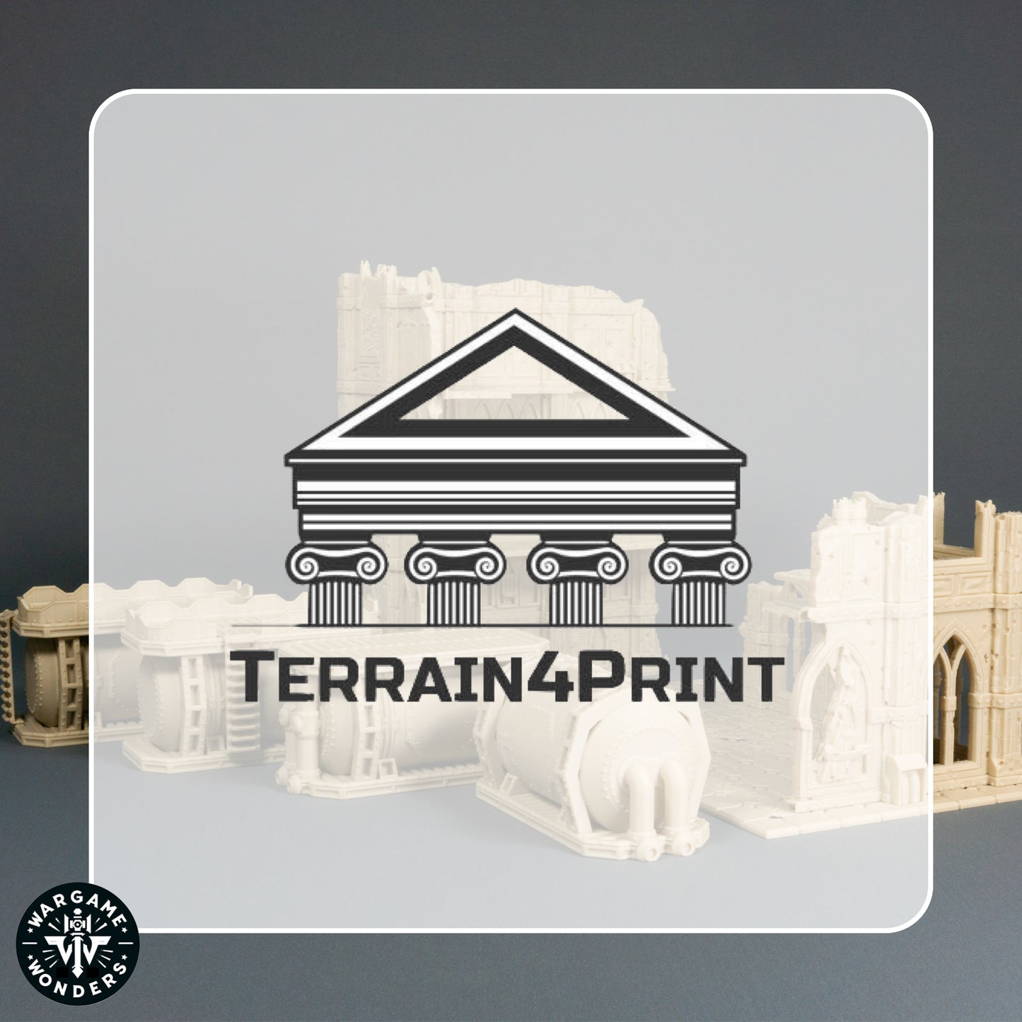 Gothic Ruin Set, WTC40K compatible