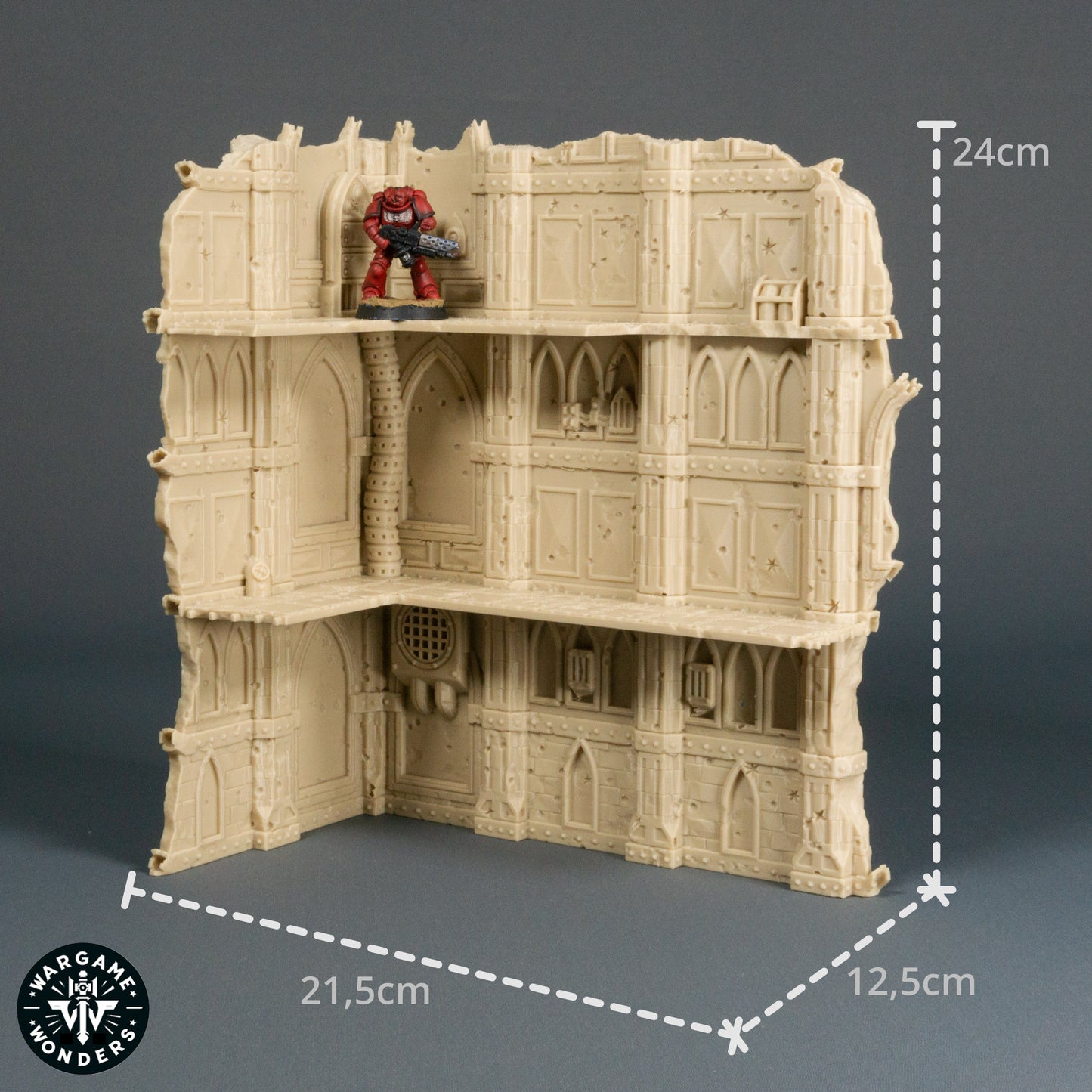 Gothic Ruin Set, WTC40K compatible