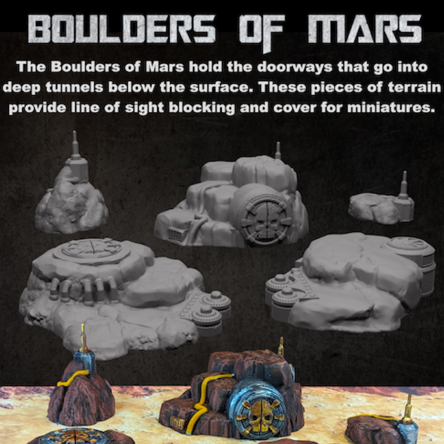 Rocks Set – Battlefield Mars