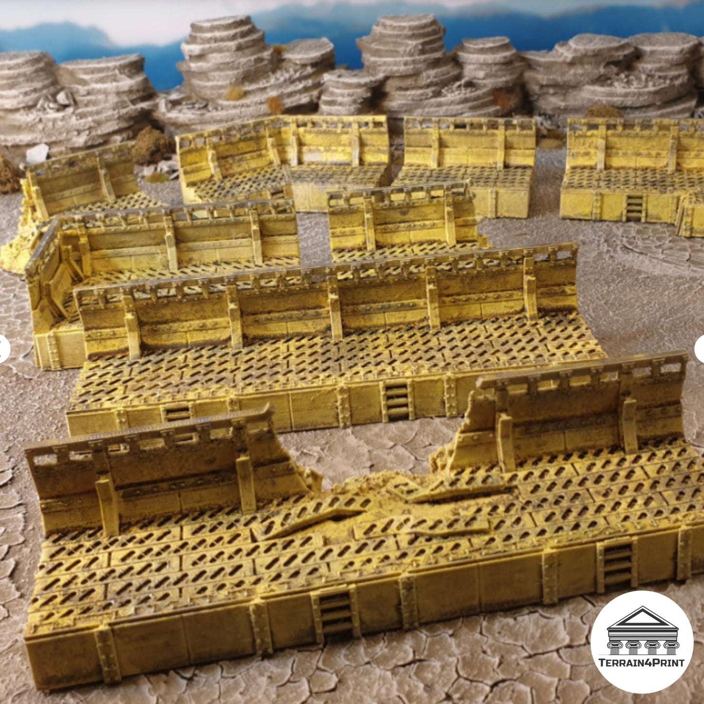 Modular Sci-Fi Barricades Set