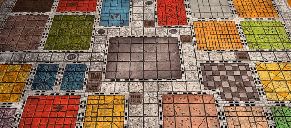 Unser Dungeon Board im HeroQuest-Stil bemalen