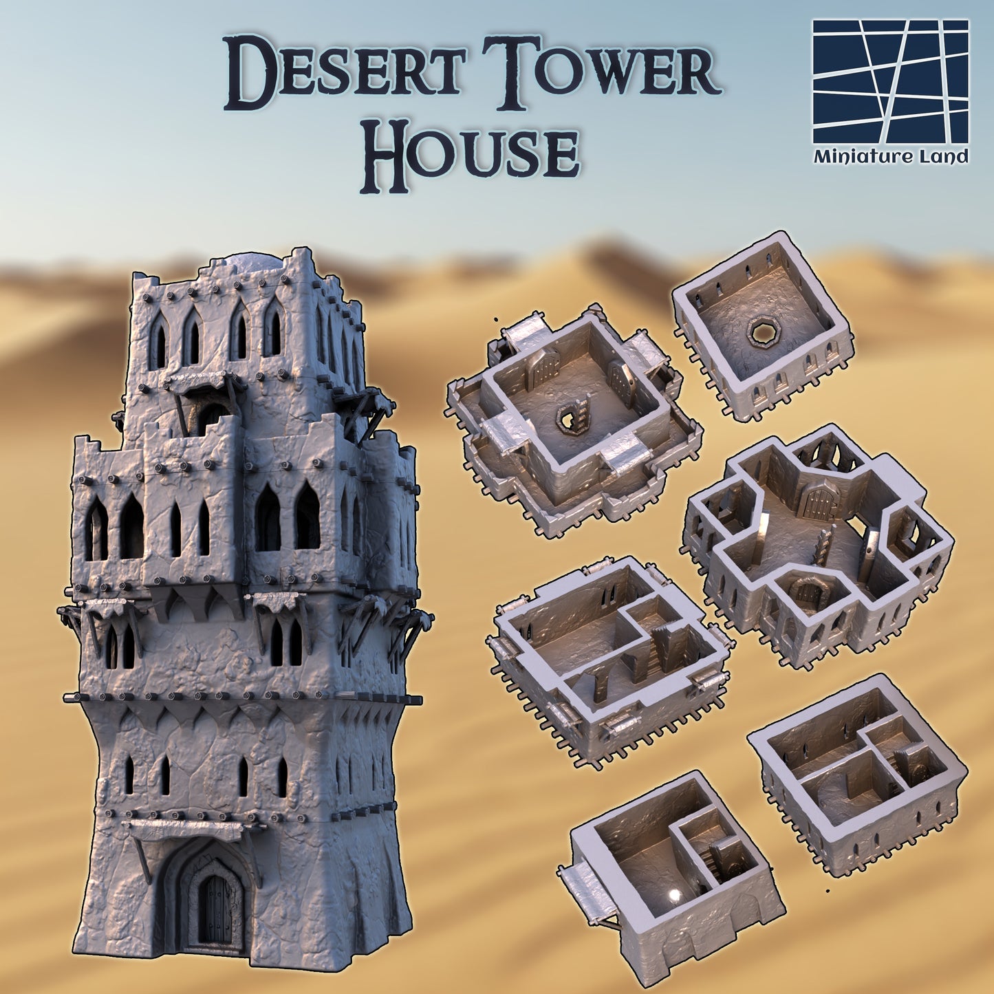 Desert Tower House