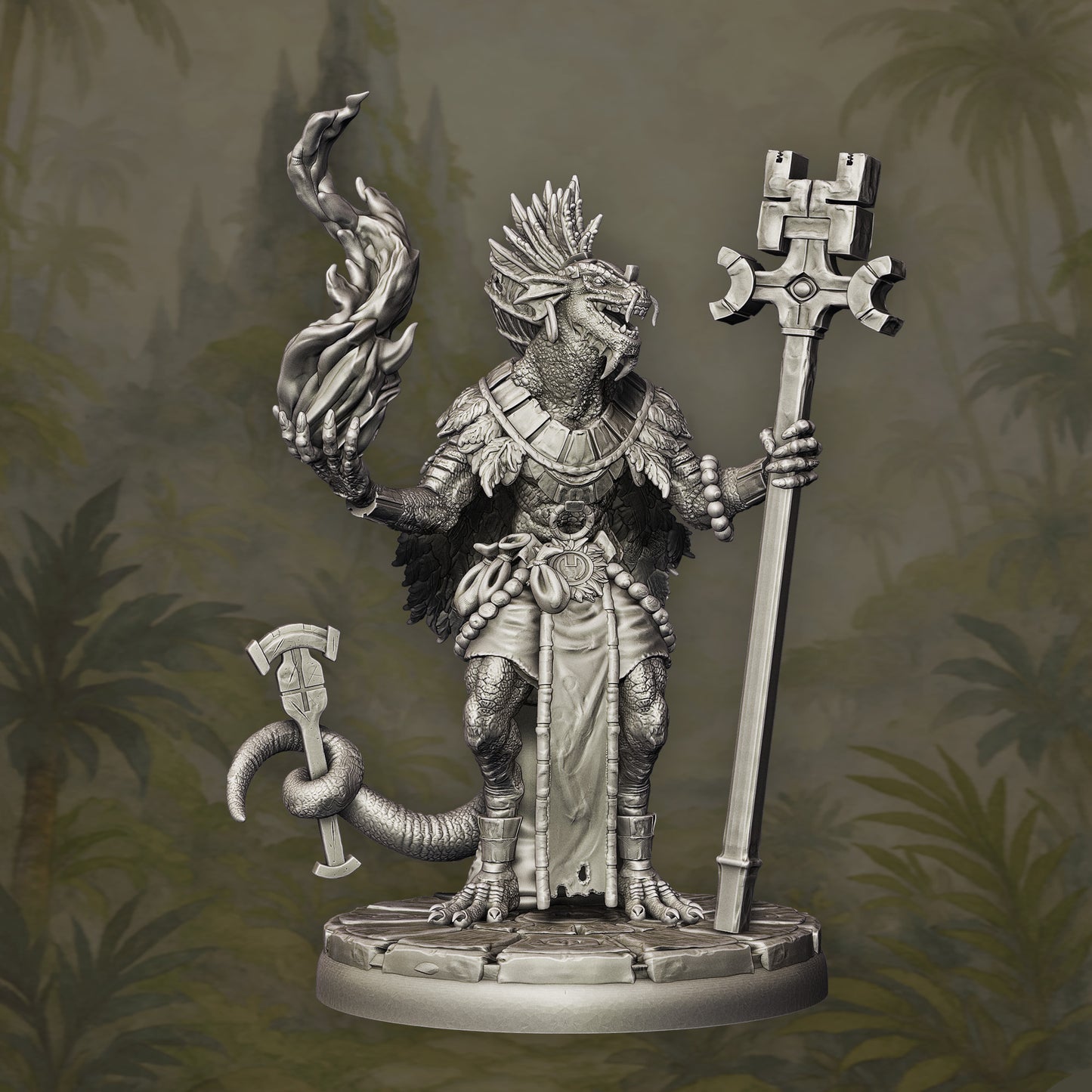 Saurian Flamecaller – Army of Order