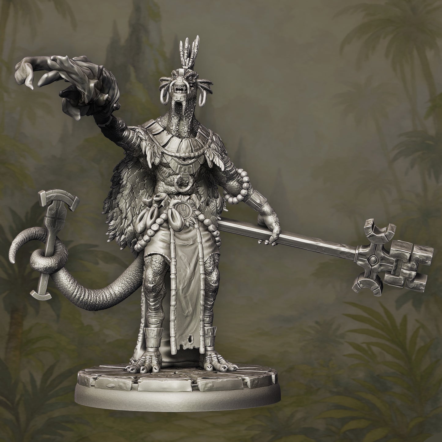 Saurian Flamecaller – Army of Order