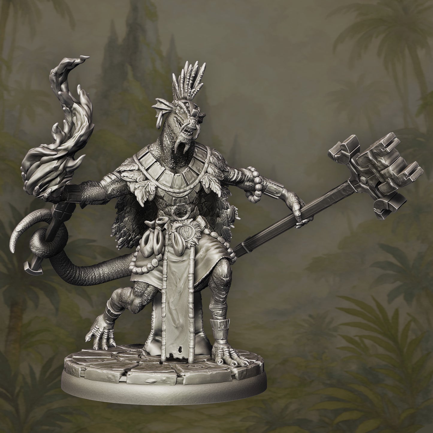 Saurian Flamecaller – Army of Order