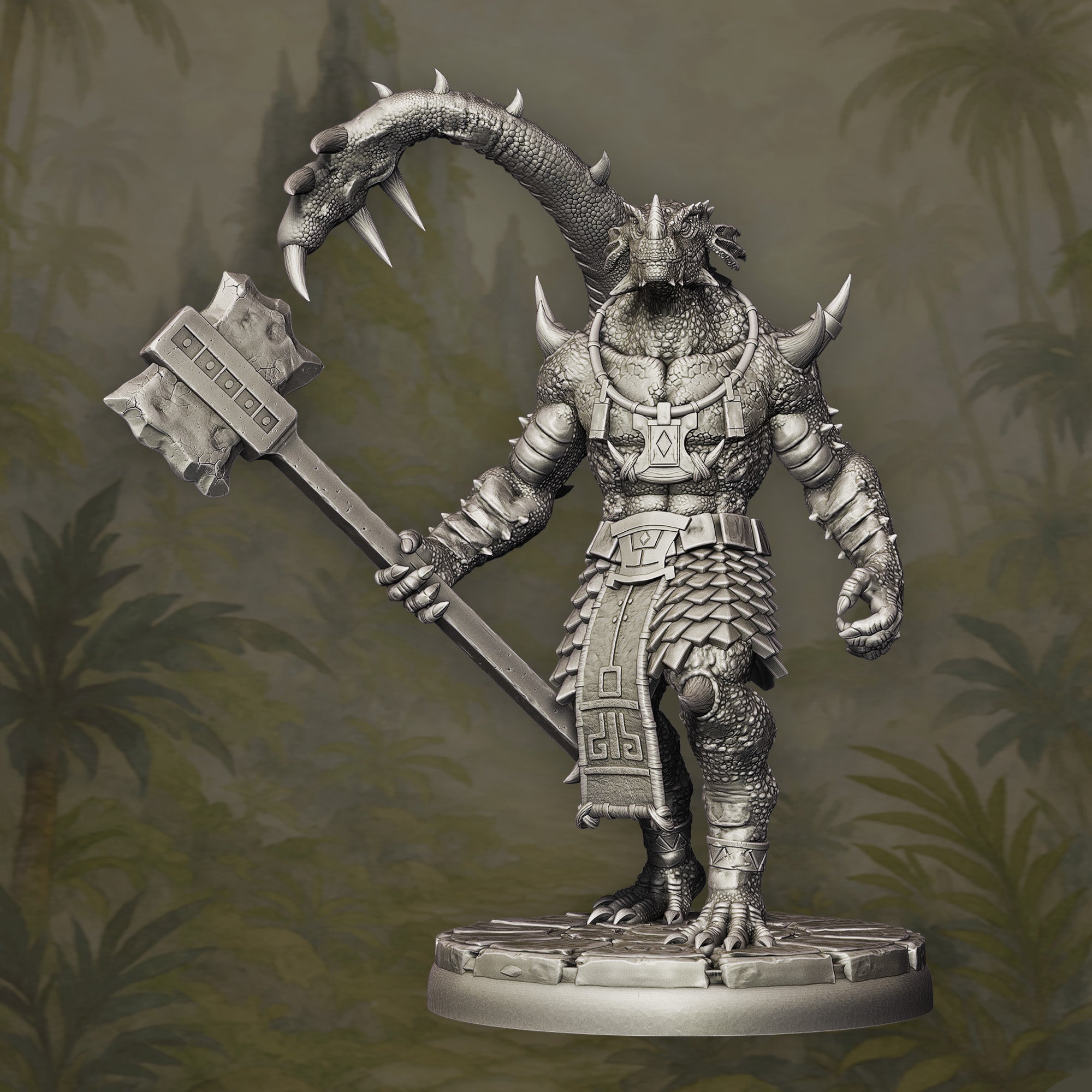 Saurian Warrior – Army of Order – Wargame Wonders