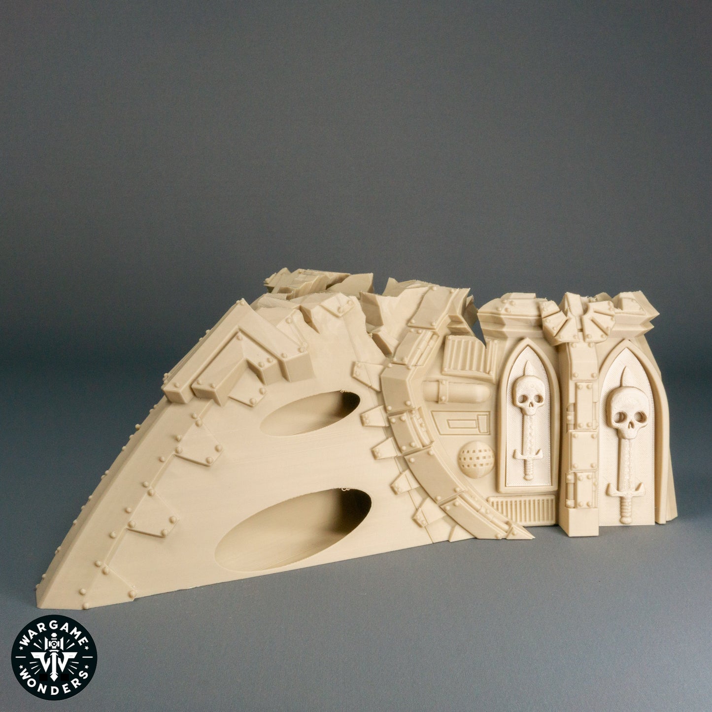 Gotisches SciFi Raumschiffwrack Nasensektion