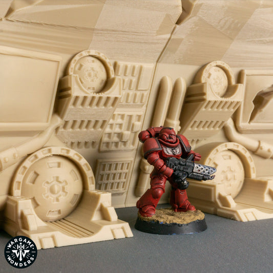 Gotisches SciFi Raumschiffwrack Nasensektion