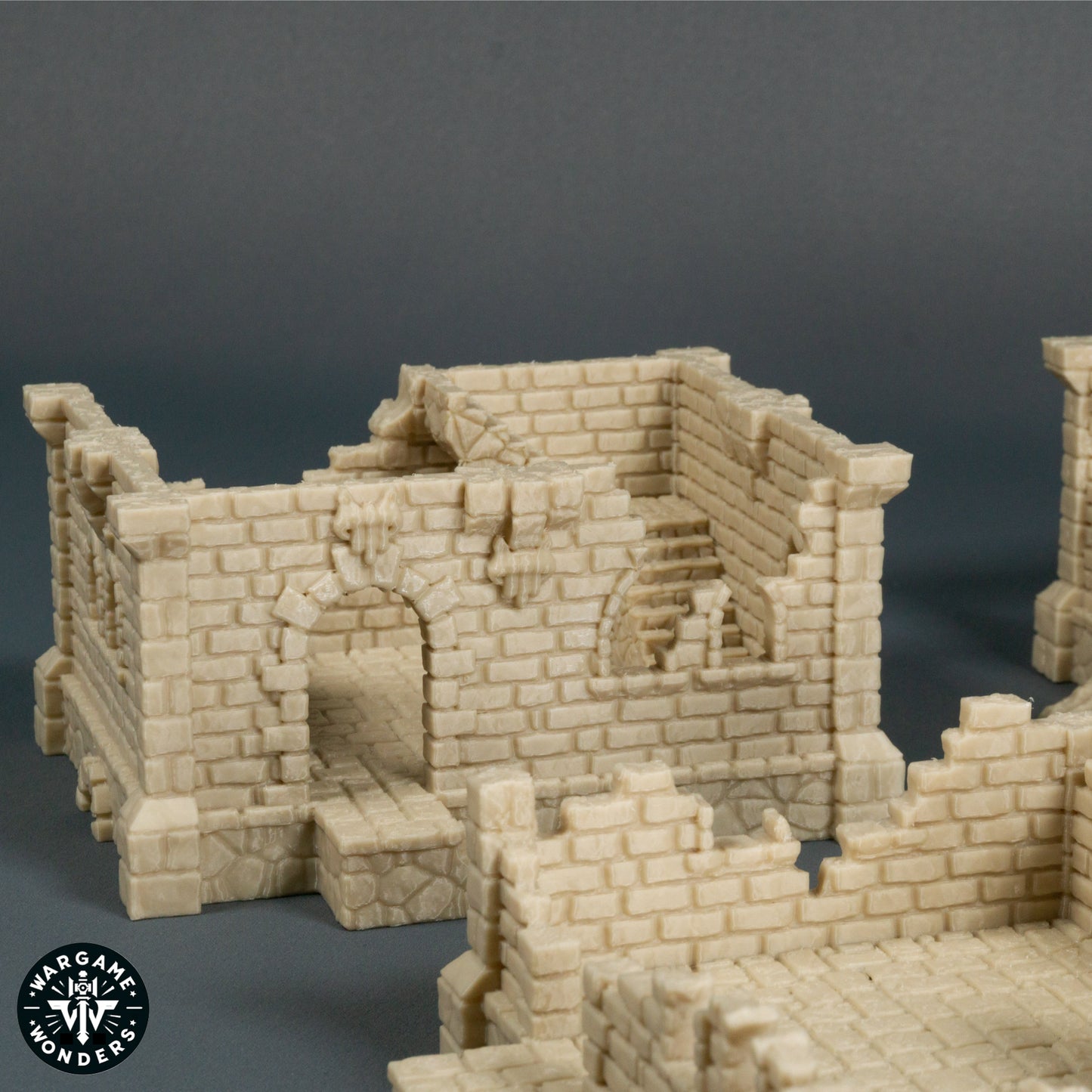 Medieval Stone House Ruin Ulvheim – 5 Variants