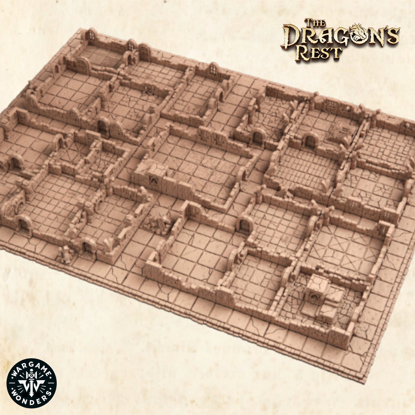 Modular Dungeon Board (HeroQuest Compatible)