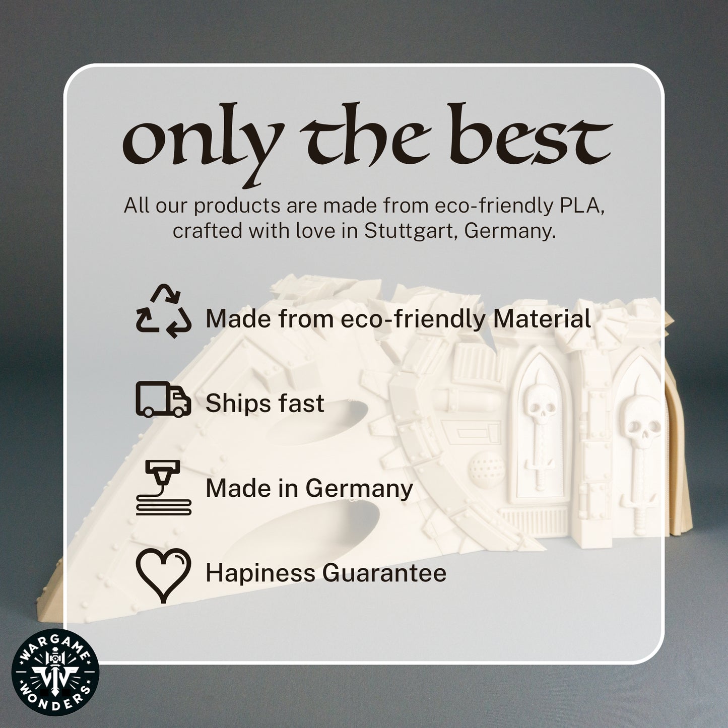 Gotisches SciFi Raumschiffwrack Nasensektion