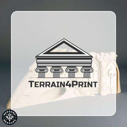 Gotisches SciFi Raumschiffwrack Nasensektion