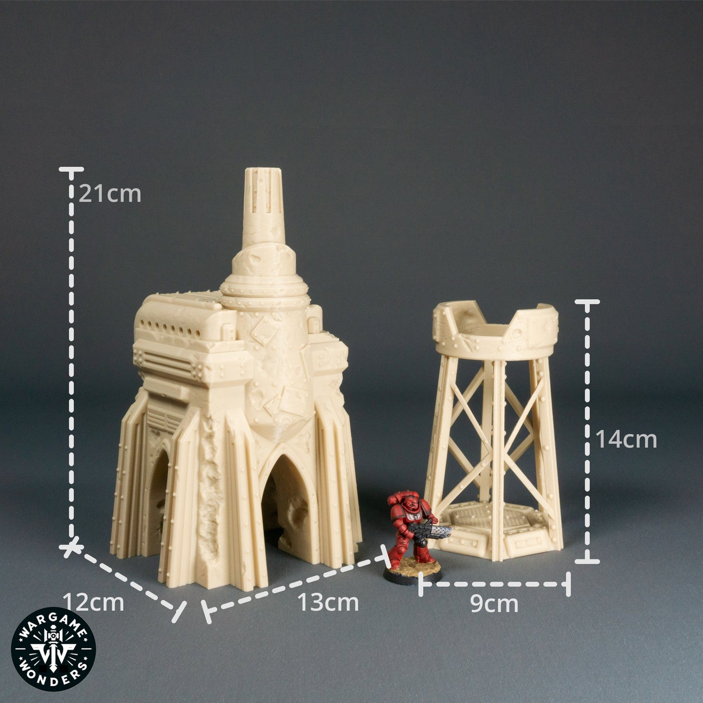 High Rises Set - Trench Warfare Watchtower & Concrete Tower