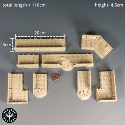Modular Sci-Fi Barricades Set